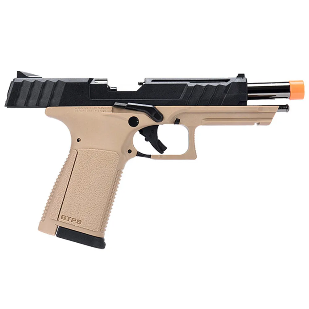 G&G GTP9 Gas Blowback Airsoft Pistol w/ Hard Shell Case