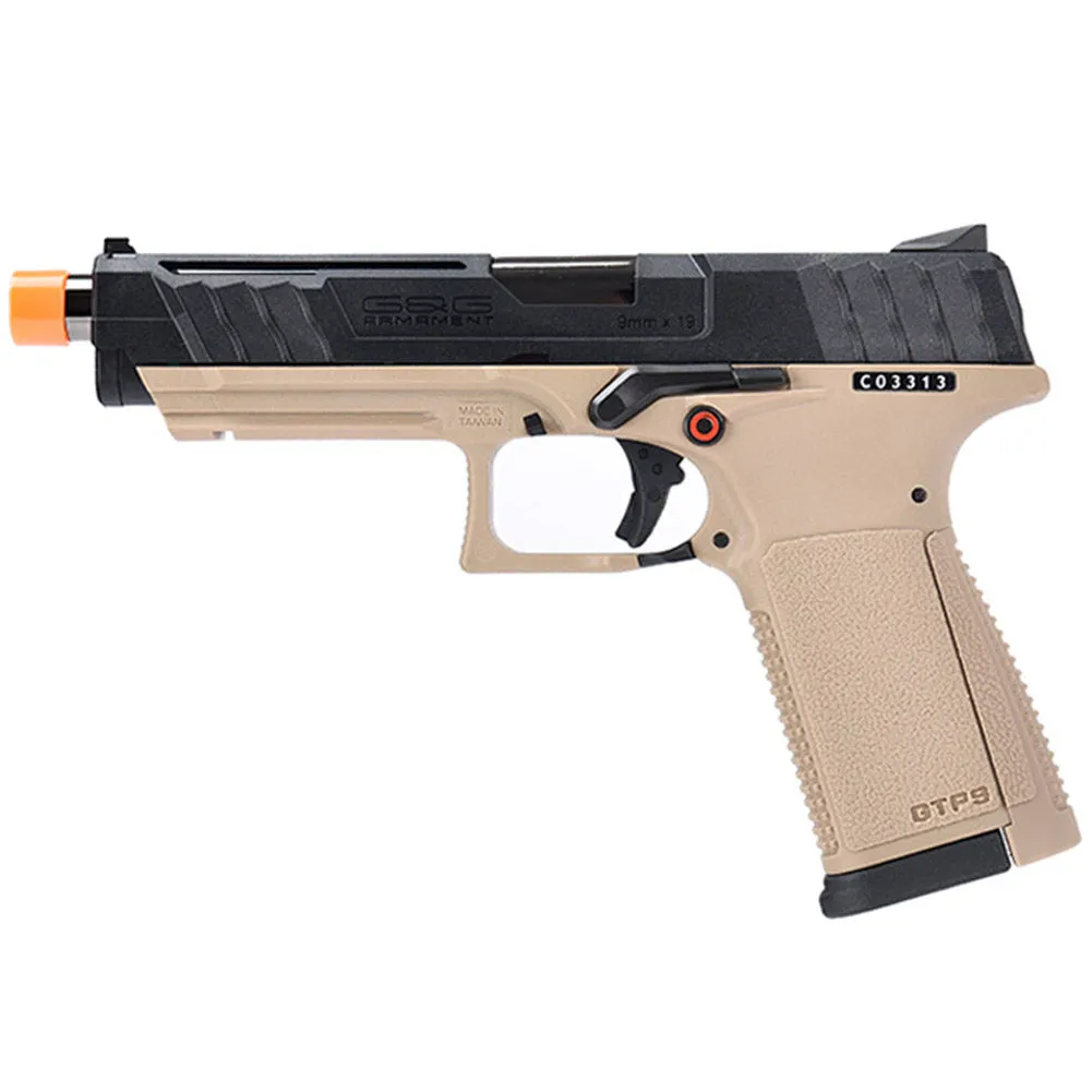 G&G GTP9 Gas Blowback Airsoft Pistol w/ Hard Shell Case