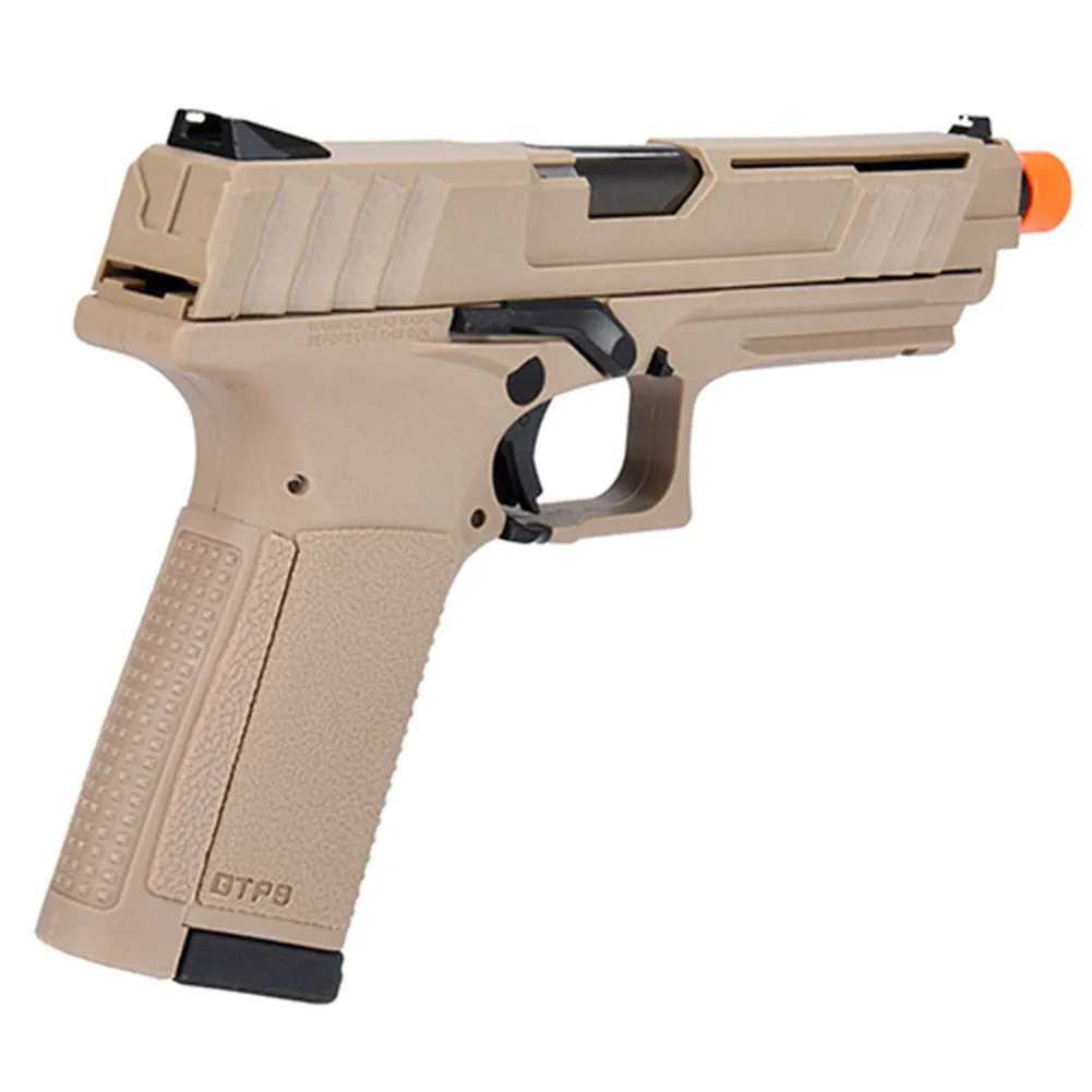 G&G GTP9 Gas Blowback Airsoft Pistol w/ Hard Shell Case