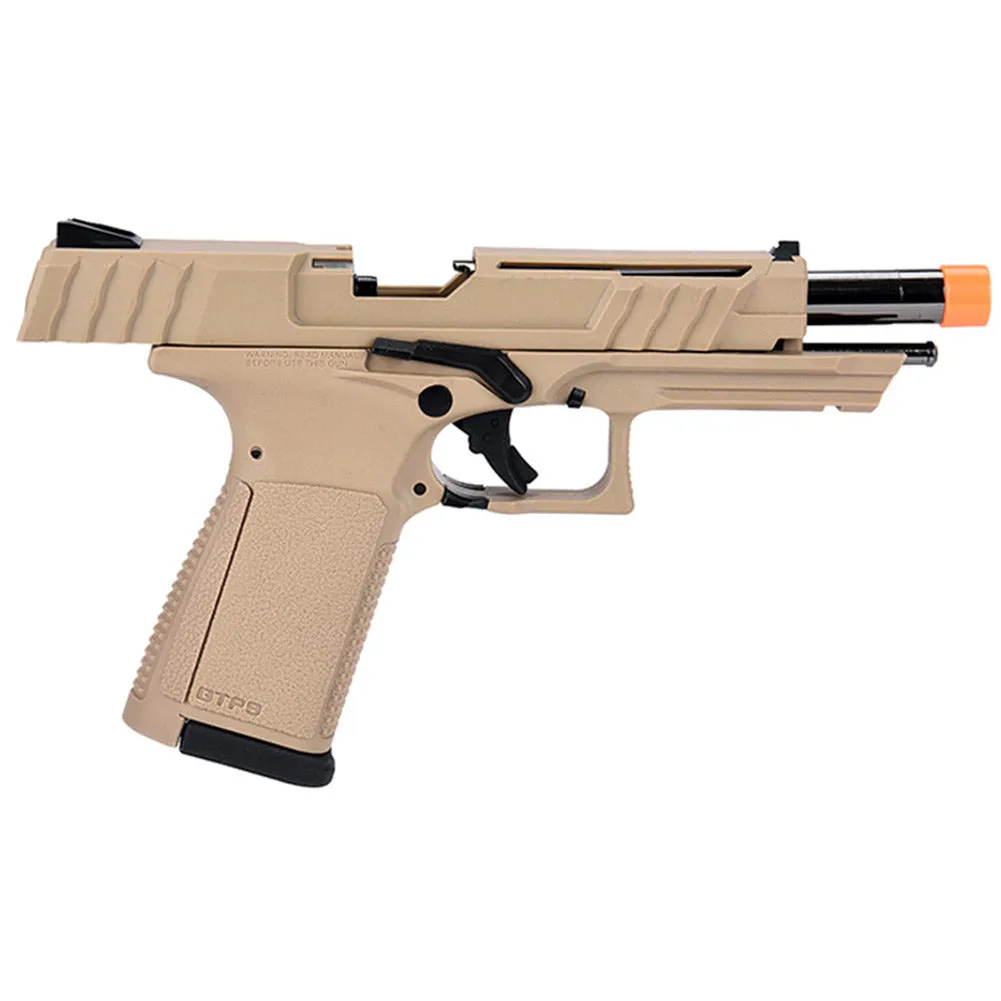 G&G GTP9 Gas Blowback Airsoft Pistol w/ Hard Shell Case