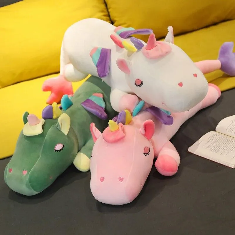 Giant Kawaii Unicorn Stuffed Animals Body Pillow Plushies