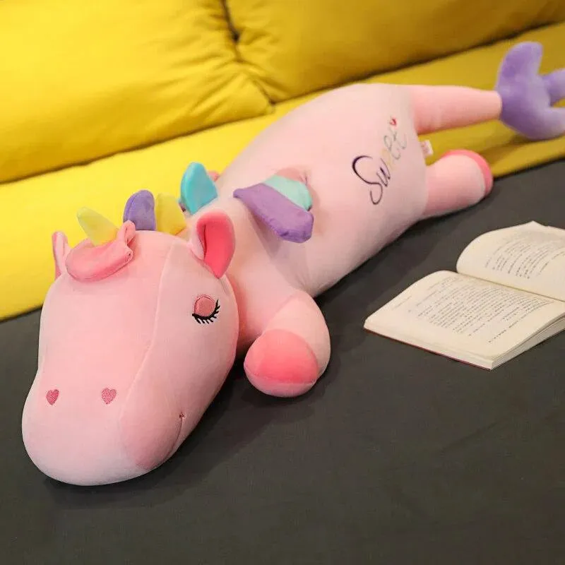 Giant Kawaii Unicorn Stuffed Animals Body Pillow Plushies
