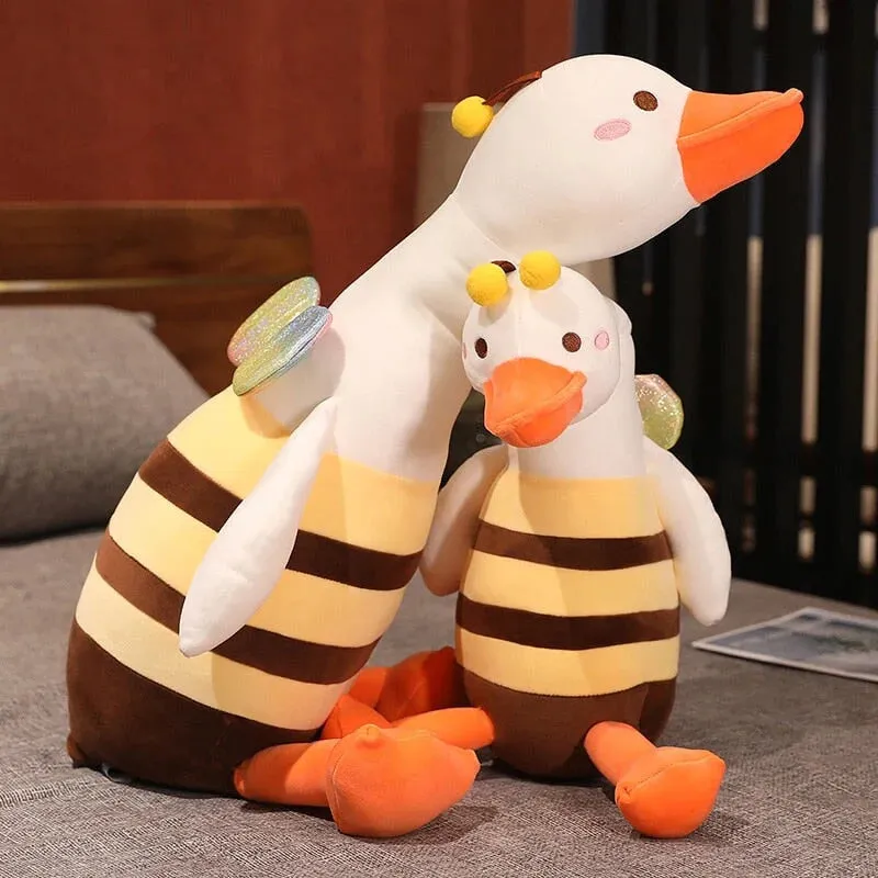 Half Bee Half Swan Stuffed Animals Kawaii Plushies
