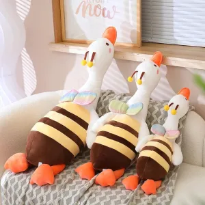 Half Bee Half Swan Stuffed Animals Kawaii Plushies