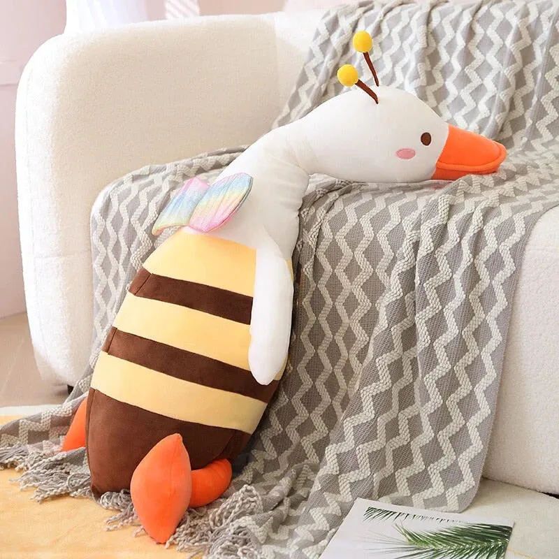 Half Bee Half Swan Stuffed Animals Kawaii Plushies