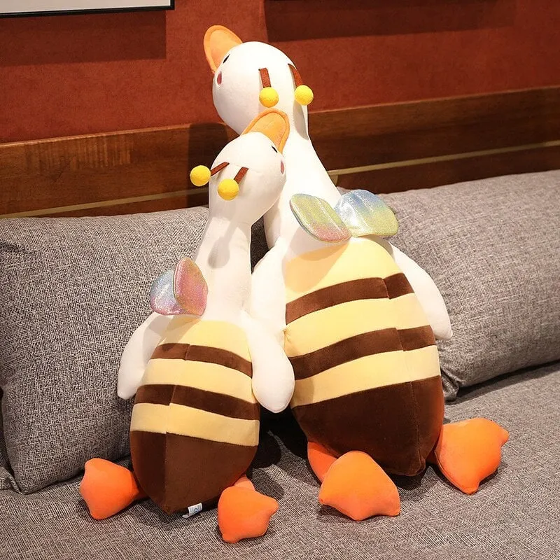 Half Bee Half Swan Stuffed Animals Kawaii Plushies