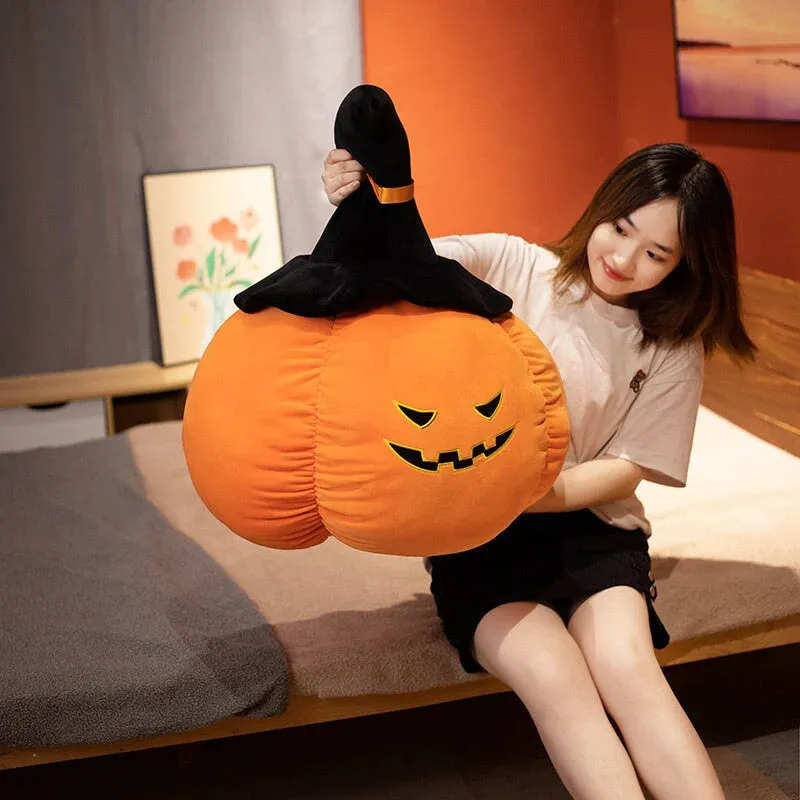 Halloween Kawaii Pumpkin Black Hat Plushies Collection
