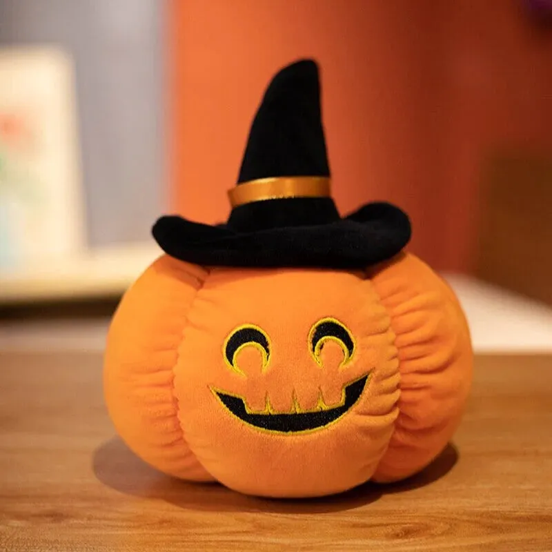 Halloween Kawaii Pumpkin Black Hat Plushies Collection