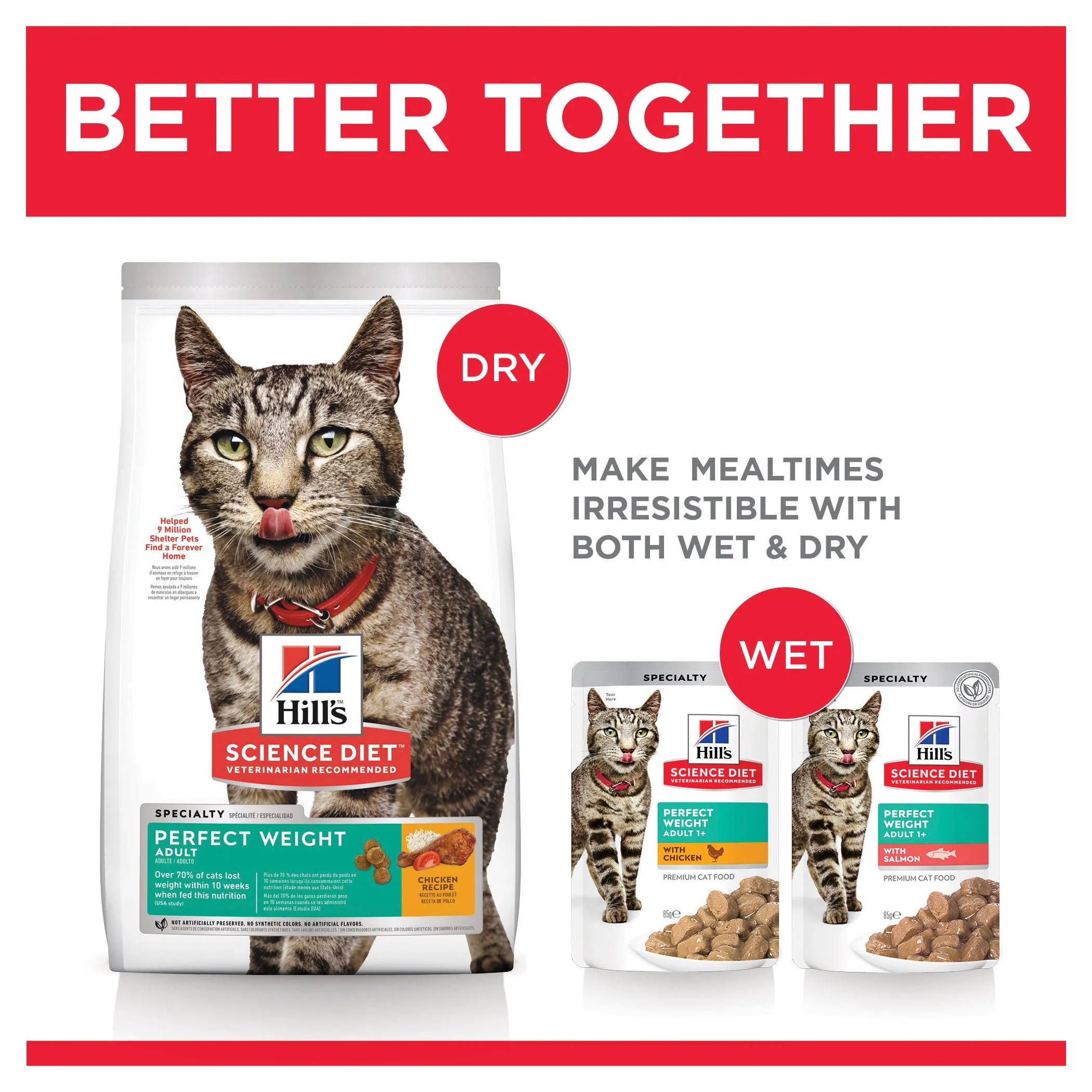 Hill's Science Diet Adult Perfect Weight Dry Cat Food