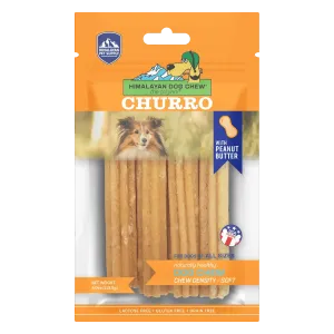 Himalayan Dog Chew Churro Peanut Butter Dog Treat