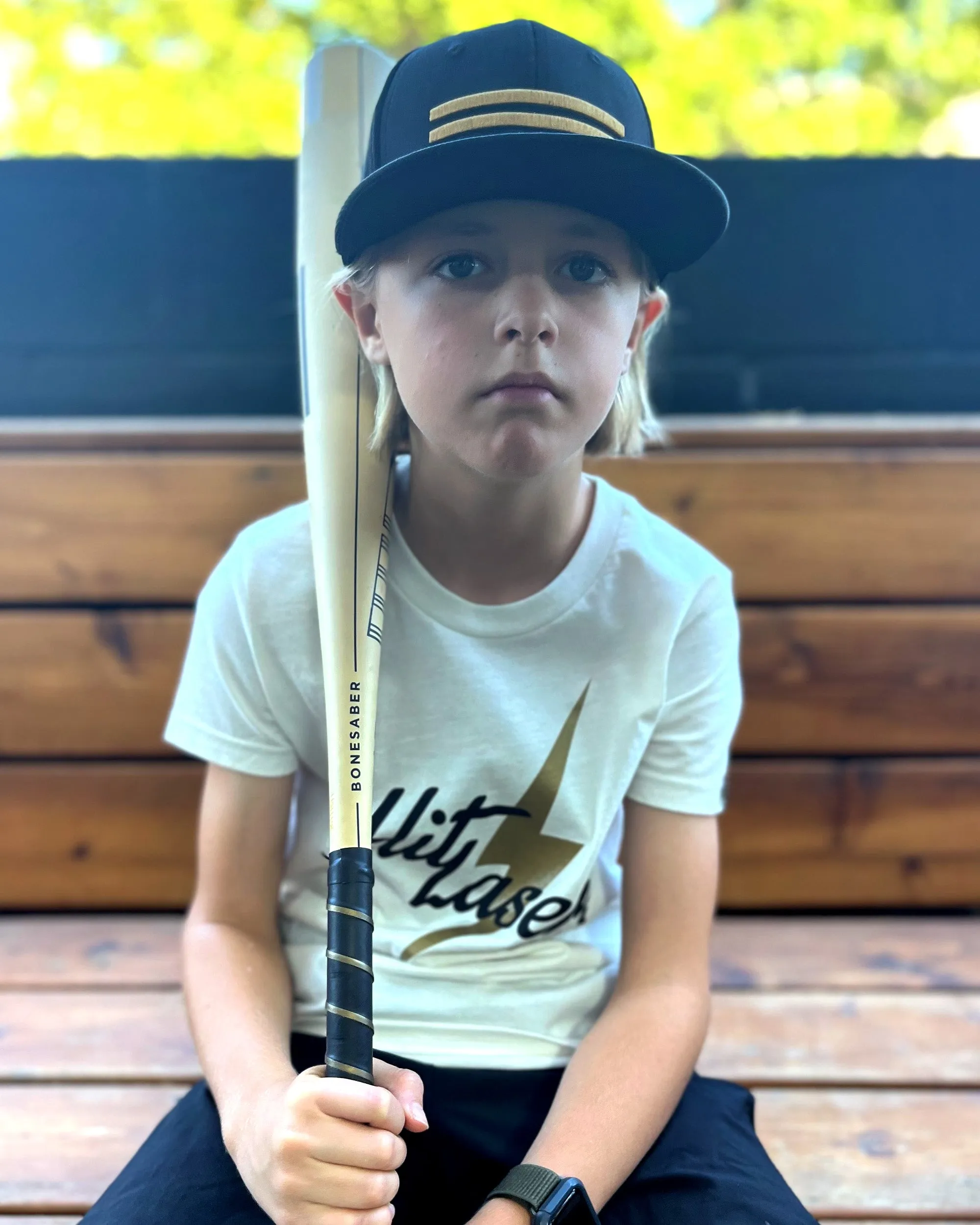 HIT LASERS TEE YOUTH (VINTAGE WHITE)