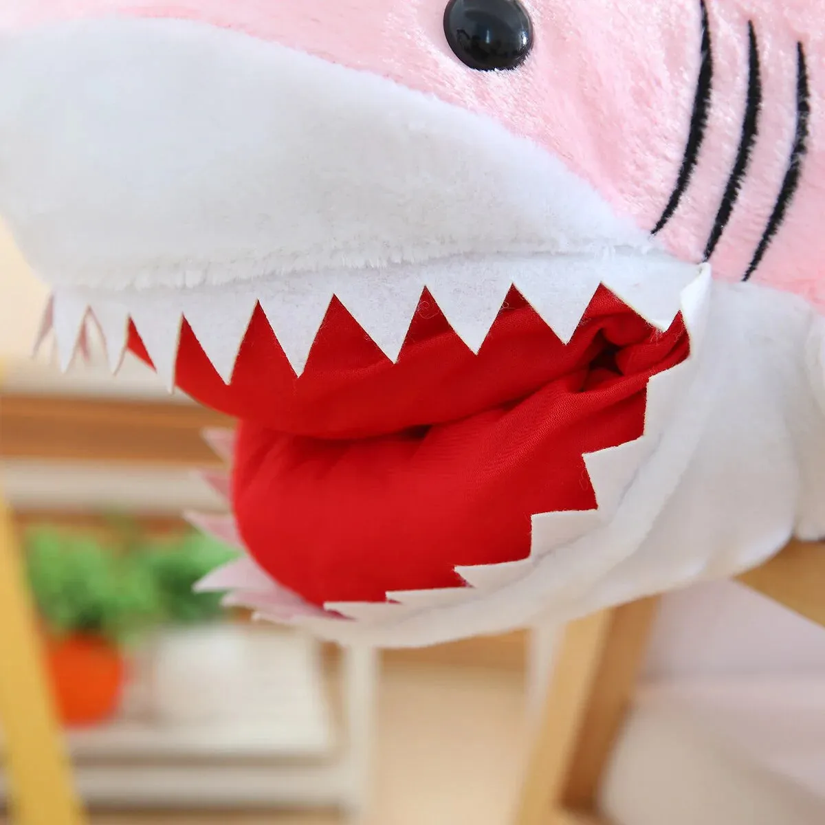 Huge Fluffy Kawaii Shark Stuffed Animal Plushies