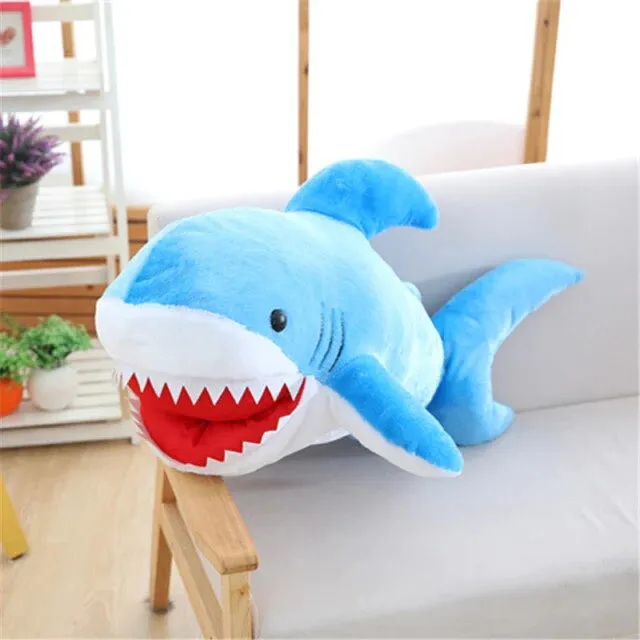Huge Fluffy Kawaii Shark Stuffed Animal Plushies