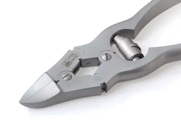 INOX Stainless Steel  6" Pedicure Heavy Duty Double Joint Mycotic Toenail Nippers, Germany