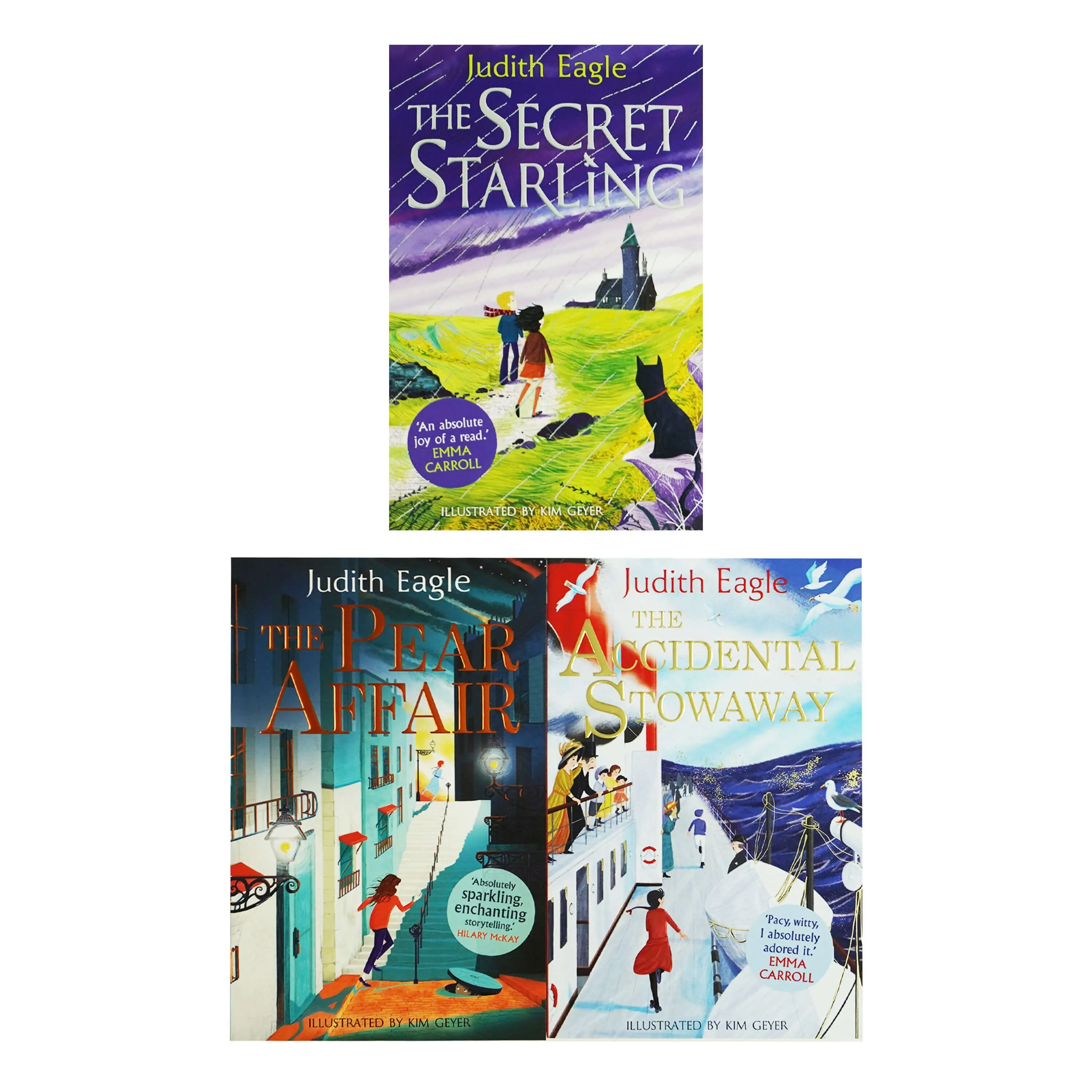 Judith Eagle Collection 3 Books Set - Ages 8-12 - Paperback