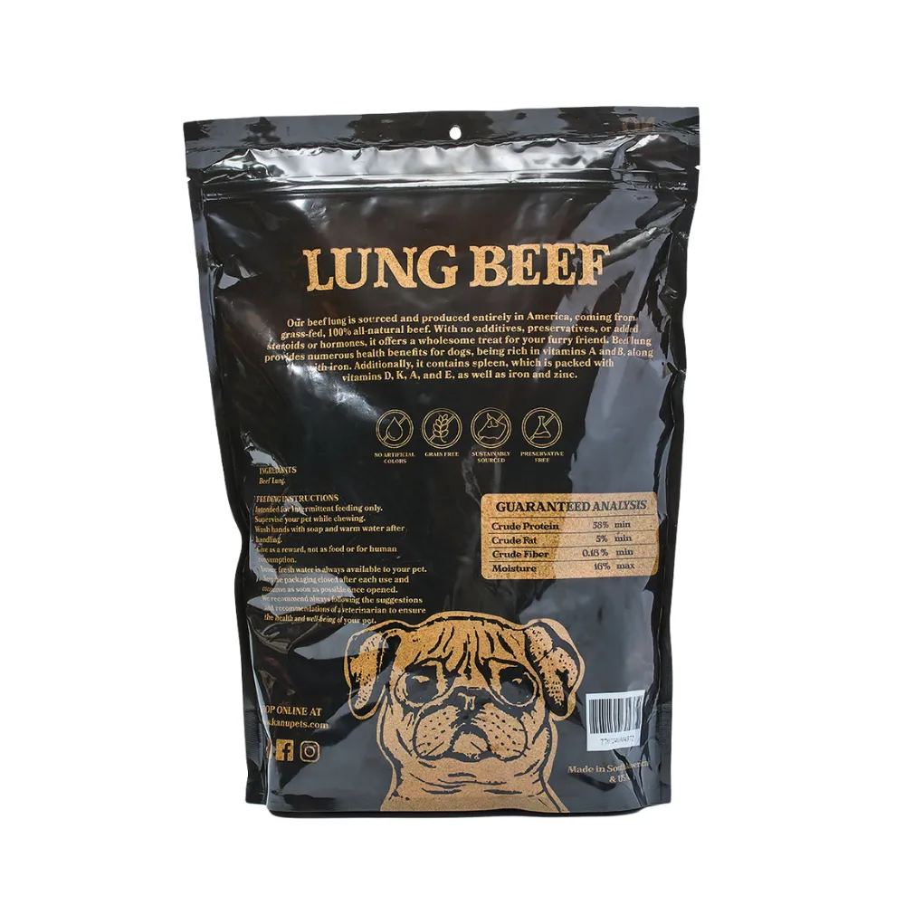 Kanu Pet Beef Lung chuncks Dog Treat