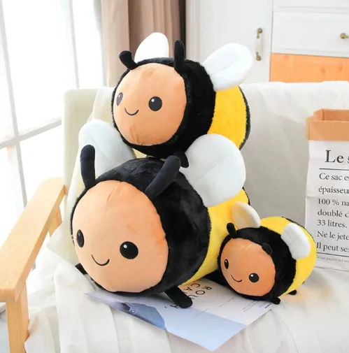 Kawaii Busy Ladybug Bumblebee Plushies