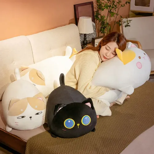 Kawaii Chubby Cat Martha Tabby KiKi Plushies Crew