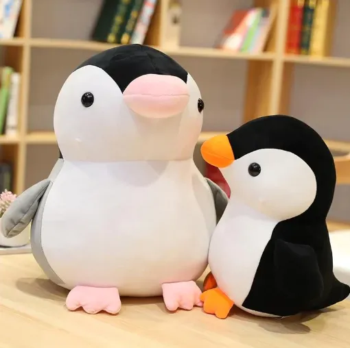 Kawaii Fisher and Fiona the Penguins Plushies