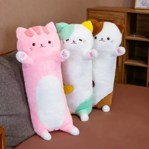 Kawaii Fluffy Neko Cat Snuggle Buddies Plushies