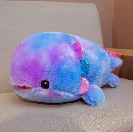 Kawaii Fuzzy Galaxy Axolotl Stuffed Animal Plushies