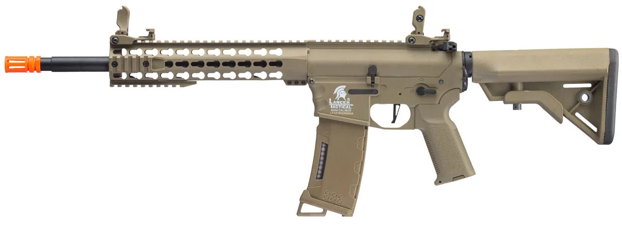 Lancer Tactical Gen 3 Keymod M4 Evo AEG Airsoft Rifle (Color: Tan)