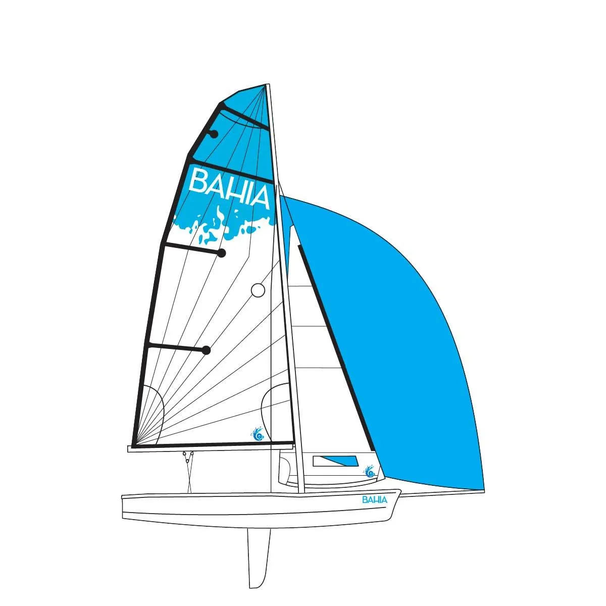 Laser Bahia - with Gennaker