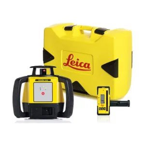 Leica LG6011150 Rugby 610 Alkaline Laser Level with Rod-Eye 120