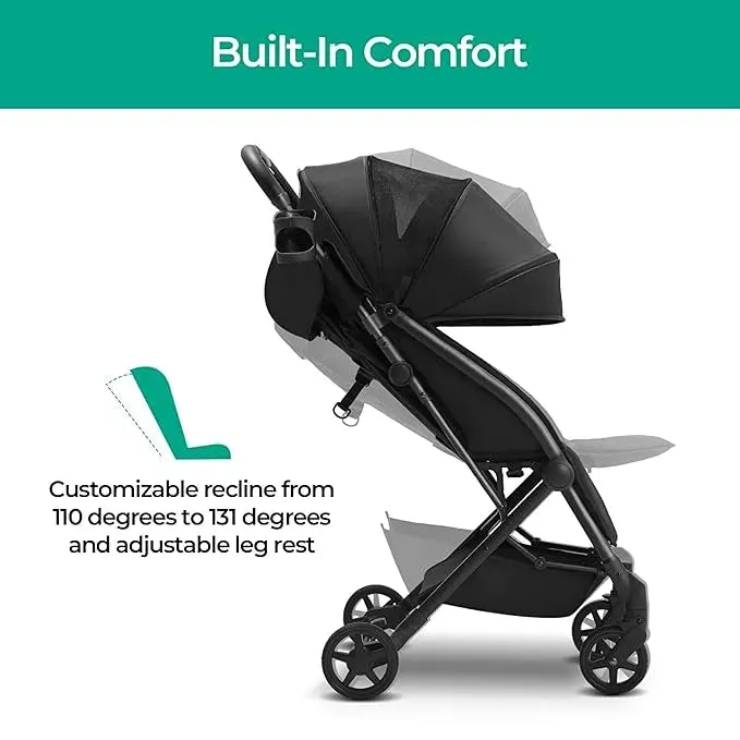 Lithe Lightweight Stroller - Black