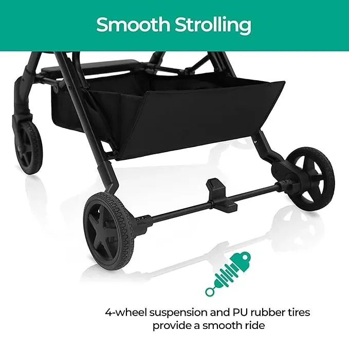 Lithe Lightweight Stroller - Black