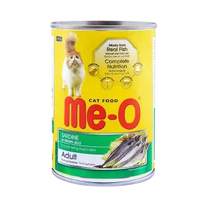 Me-o Cat Food Sardine In Prawn Jelly 400g Tin