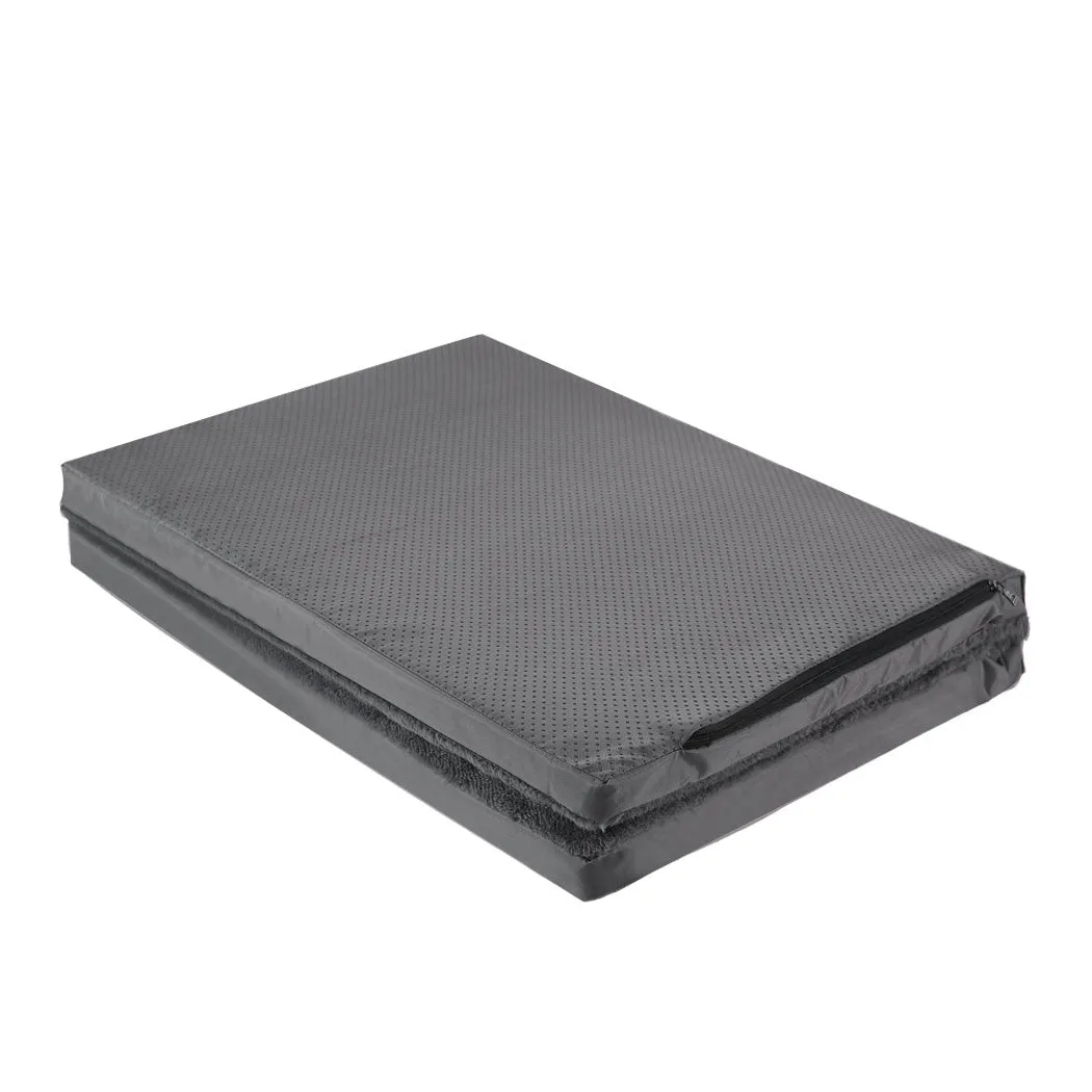 MEDIUM Dog Beds Pet Foldable - Grey
