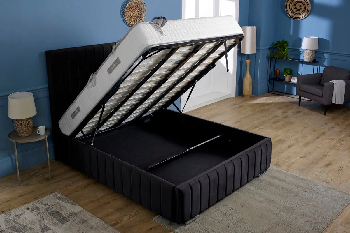 Milan Upholstered Ottoman Bed