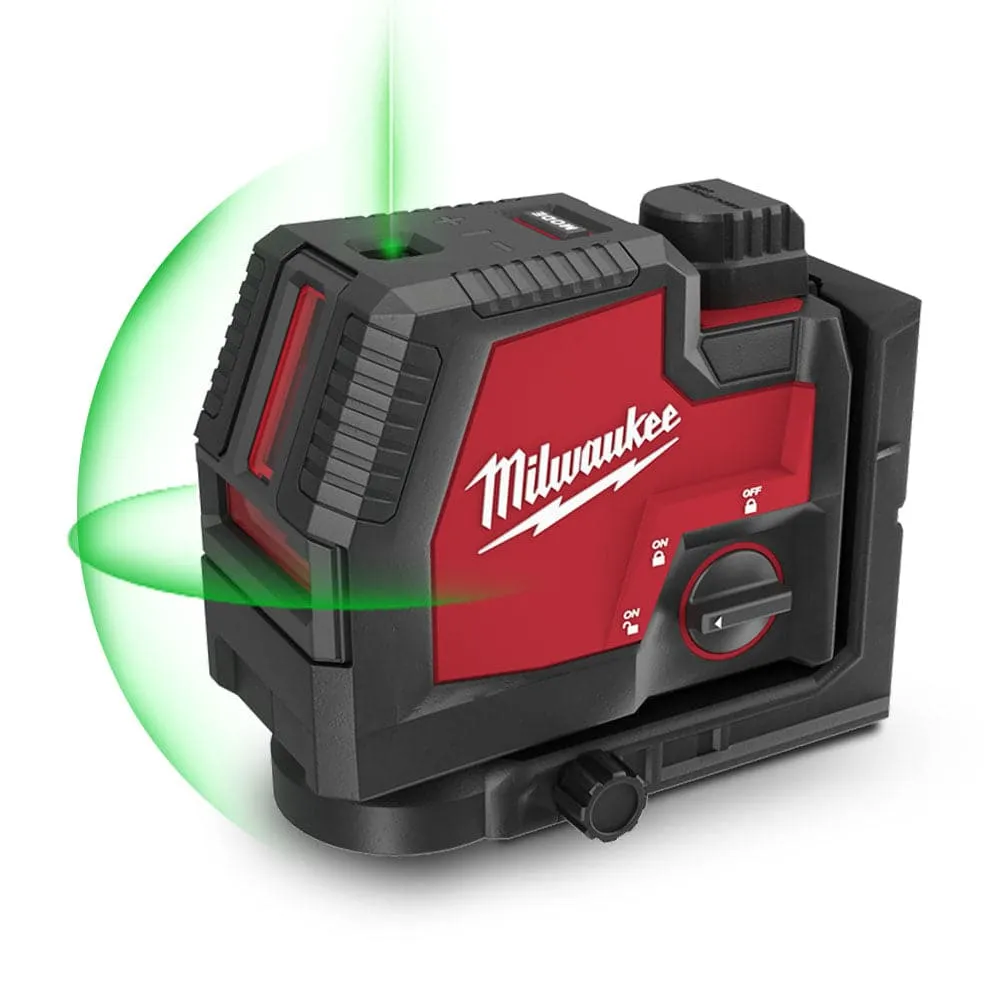 Milwaukee L4CLL-301C REDLITHIUM USB Rechargeable Cross Line Laser Kit