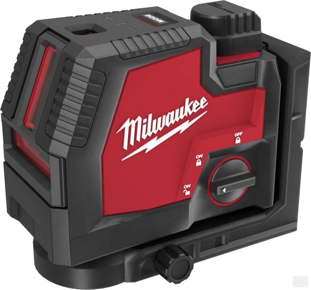 MILWAUKEE USB Rechargeable Green Cross Line & Plumb Points Laser [3522-21]