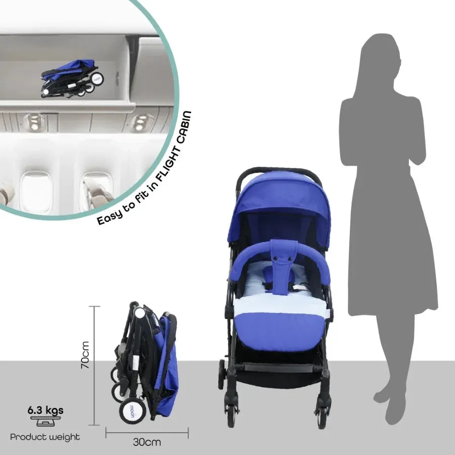 Moon Travel Lite Cabin Stroller (Royal Blue)