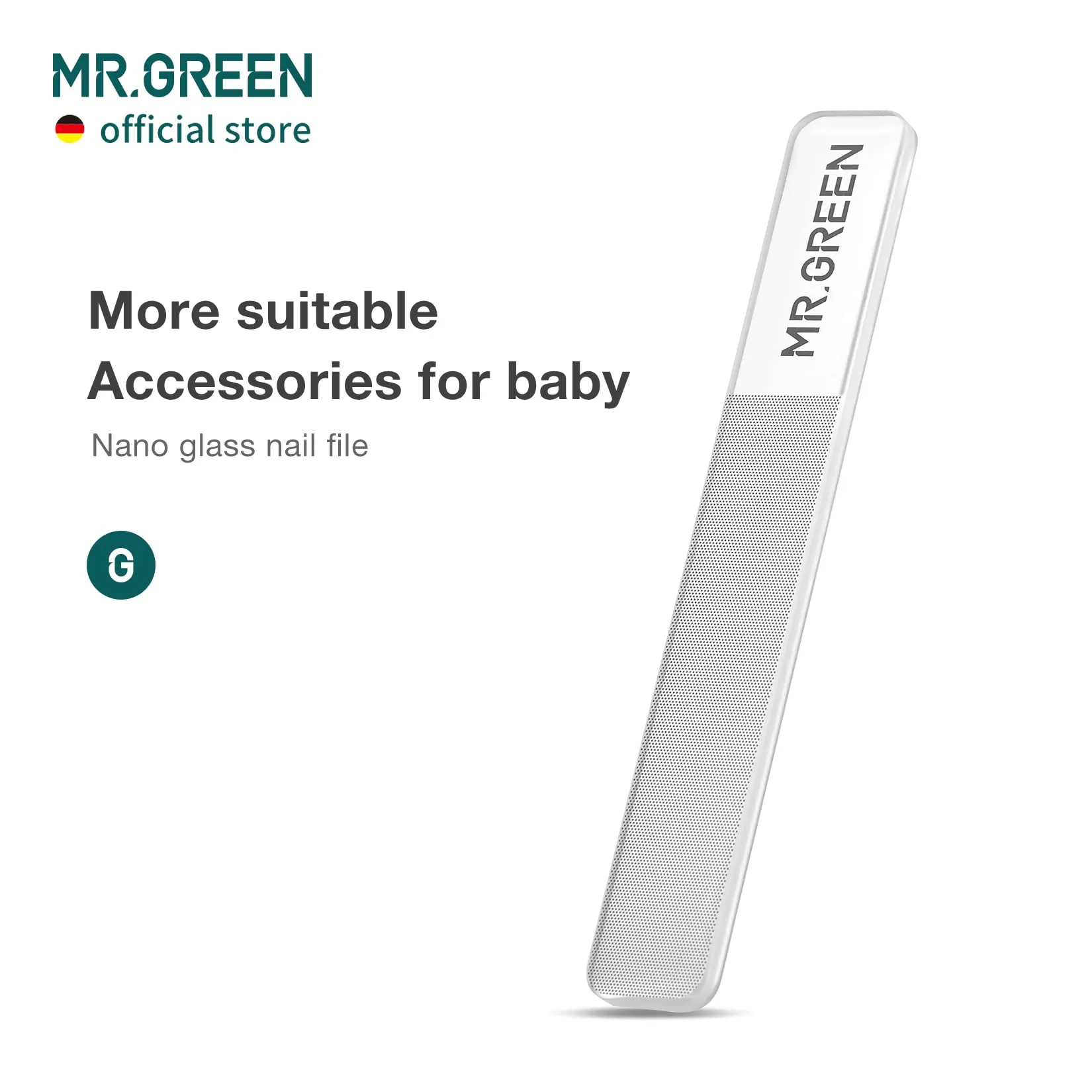 MR.GREEN: Baby Safety Nail Clippers - Made from Medical Grade Stainless Steel with Built-in Nail File