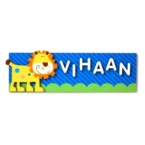 Name Plaque <br> Lion