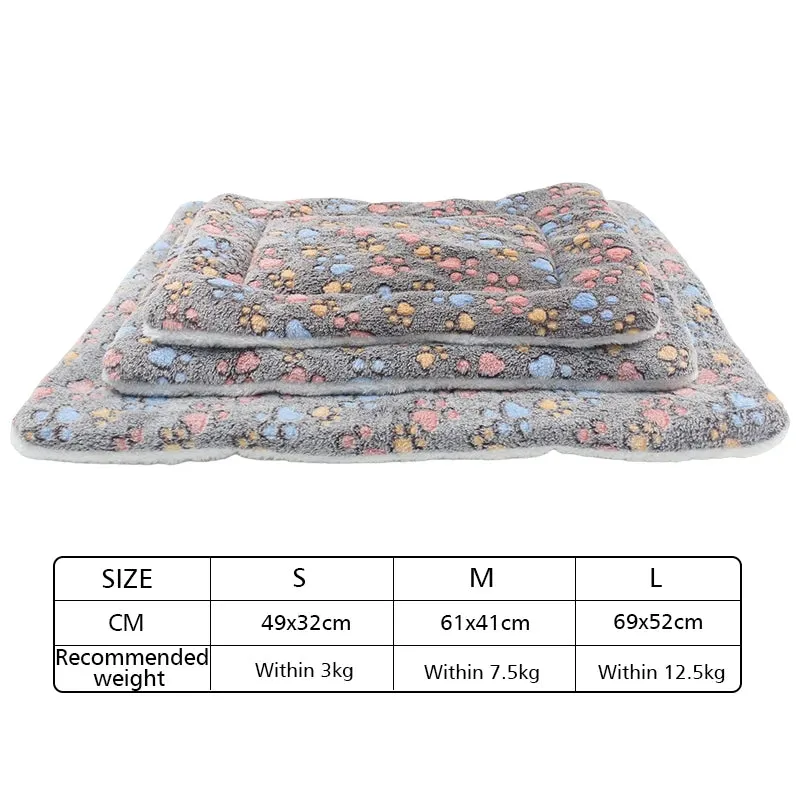New Flannel Thickened Dog Bed
