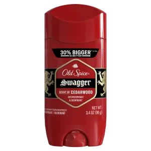 Old Spice Red Collection Swagger Scent Invisible Solid Antiperspirant Deodorant for Men, 3.4oz