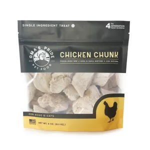 Oma's Pride Freeze-Dried Chicken Breast Chunks for Dogs and Cats