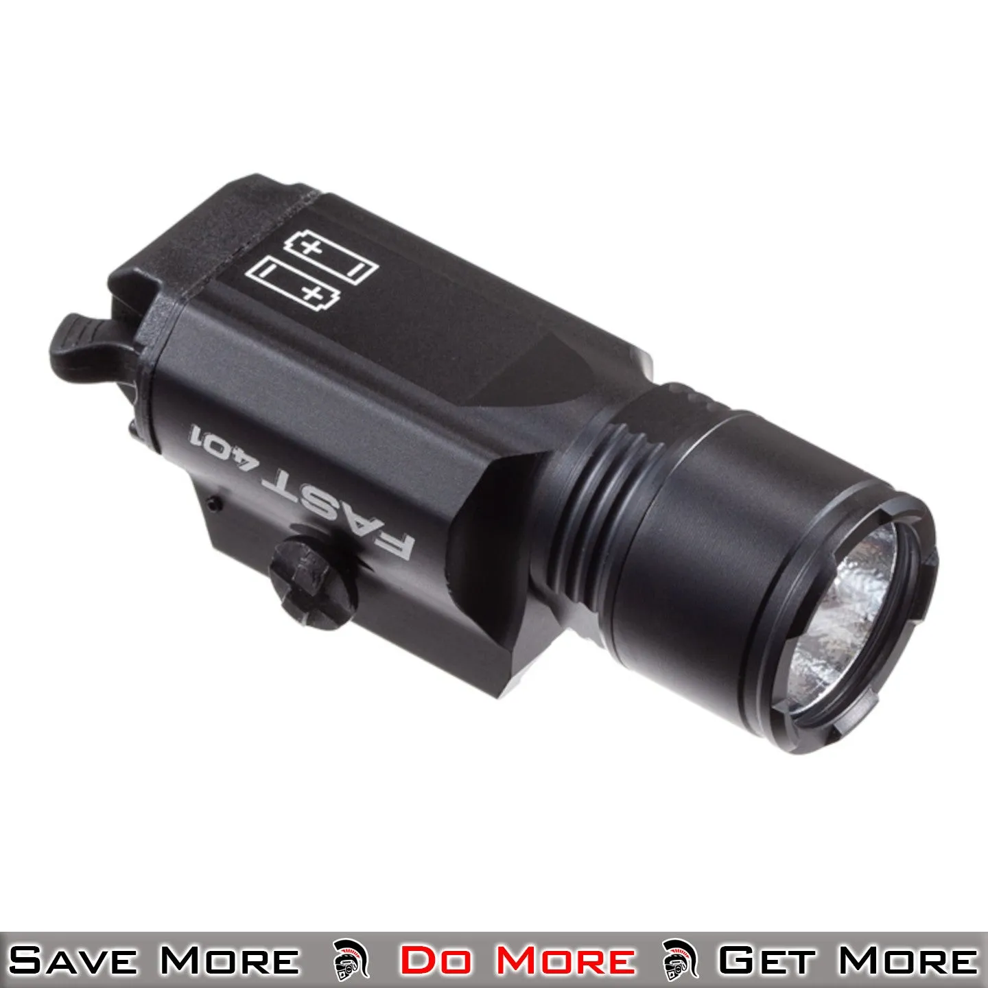 Opsmen FAST 401 Ultra High Output 800 Lumen Pistol Light (Color: Black) Picatinny Rail Airsoft Gun Light