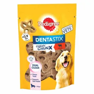 Pedigree 68g Dentastix Chewy Chunx Maxi Beef Dog Treats