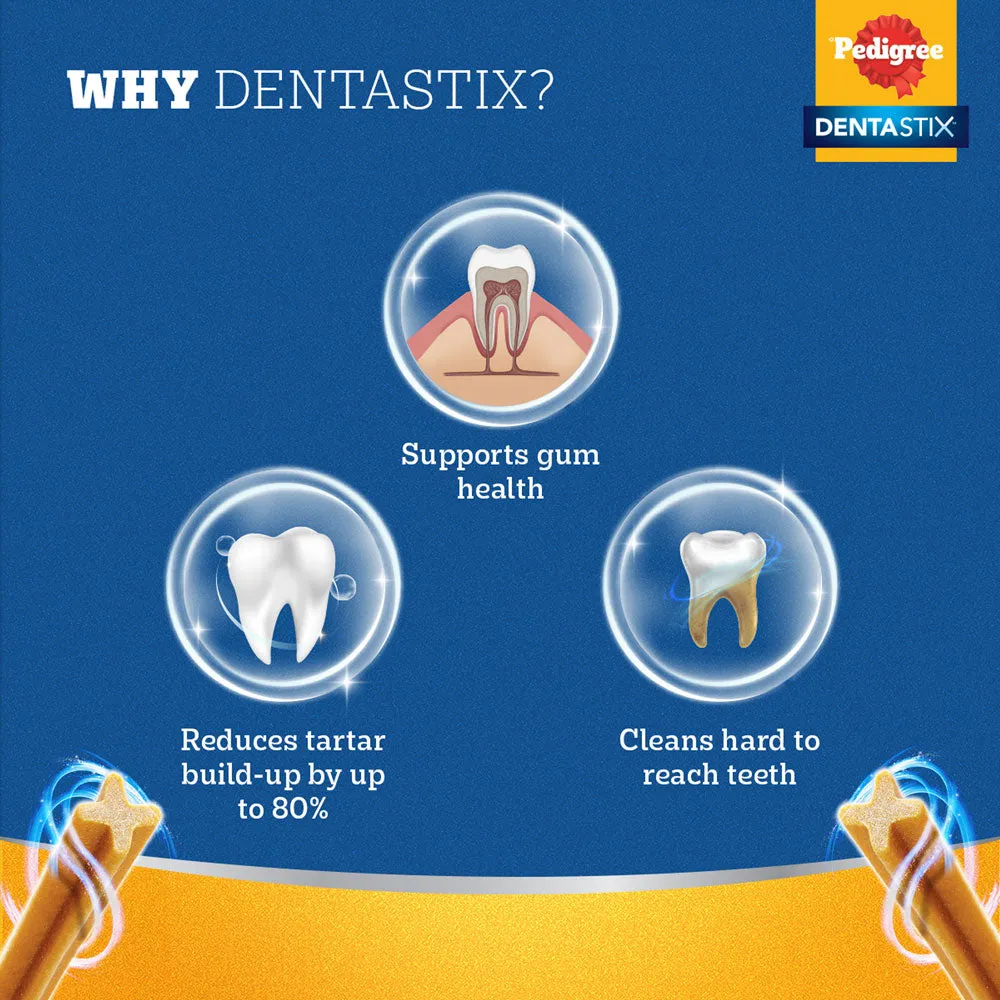 Pedigree Dentastix Oral Care for Adult (Medium Breed of 10 to 25 kg) Dog Treats (Limited Shelf Life))