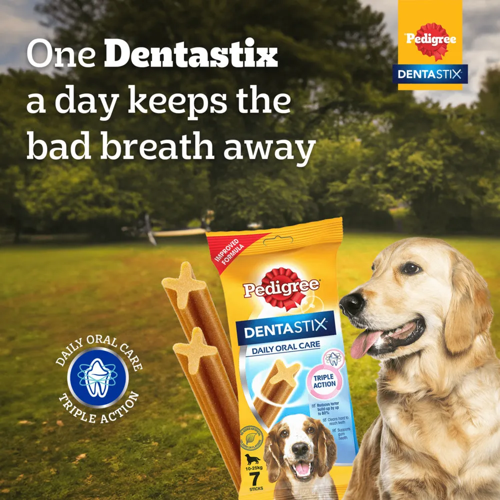 Pedigree Dentastix Oral Care for Adult (Medium Breed of 10 to 25 kg) Dog Treats (Limited Shelf Life))