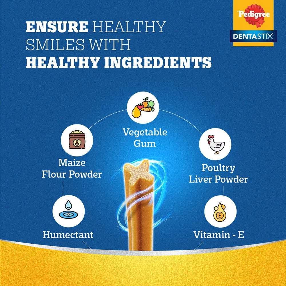 Pedigree Dentastix Oral Care for Adult (Medium Breed of 10 to 25 kg) Dog Treats (Limited Shelf Life))