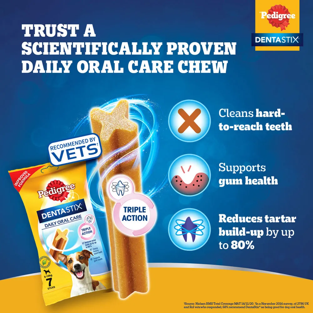 Pedigree Dentastix Oral Care for Adult (Medium Breed of 10 to 25 kg) Dog Treats (Limited Shelf Life))