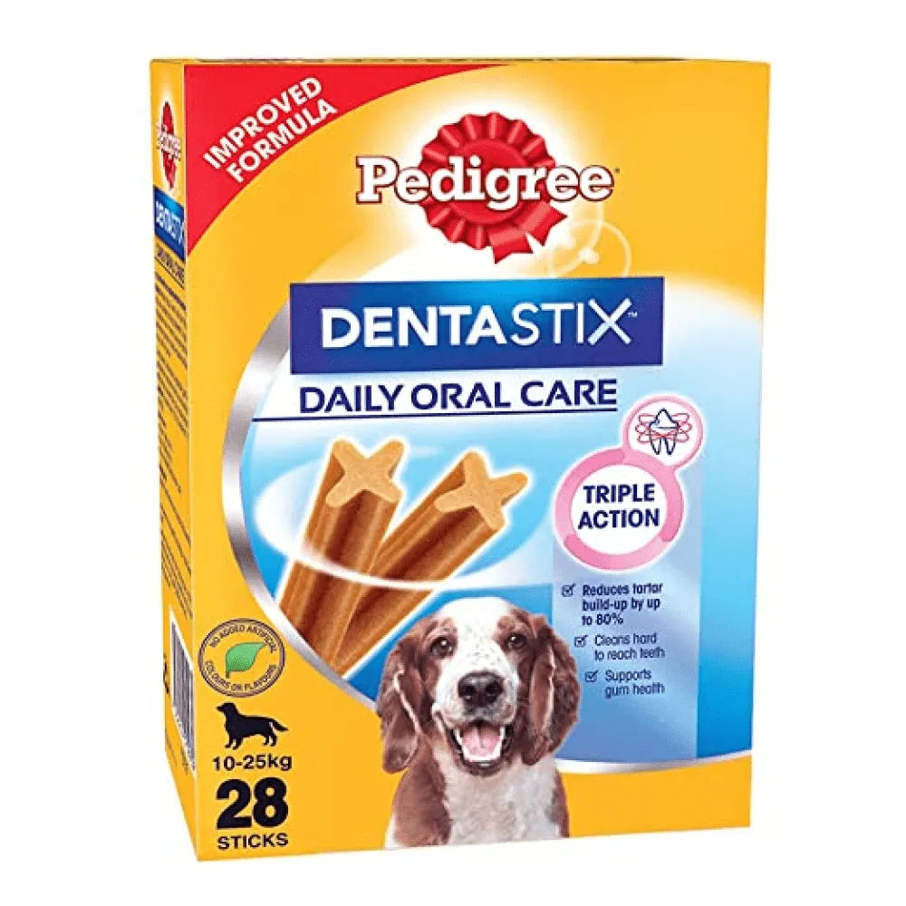 Pedigree Dentastix Oral Care for Adult (Medium Breed of 10 to 25 kg) Dog Treats (Limited Shelf Life))