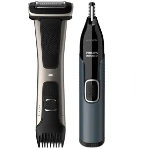 Philips Norelco BG7030/49 Bodygroom Series 7000 Trimmer and Shaver   Philips Norelco Nose Trimmer 3000