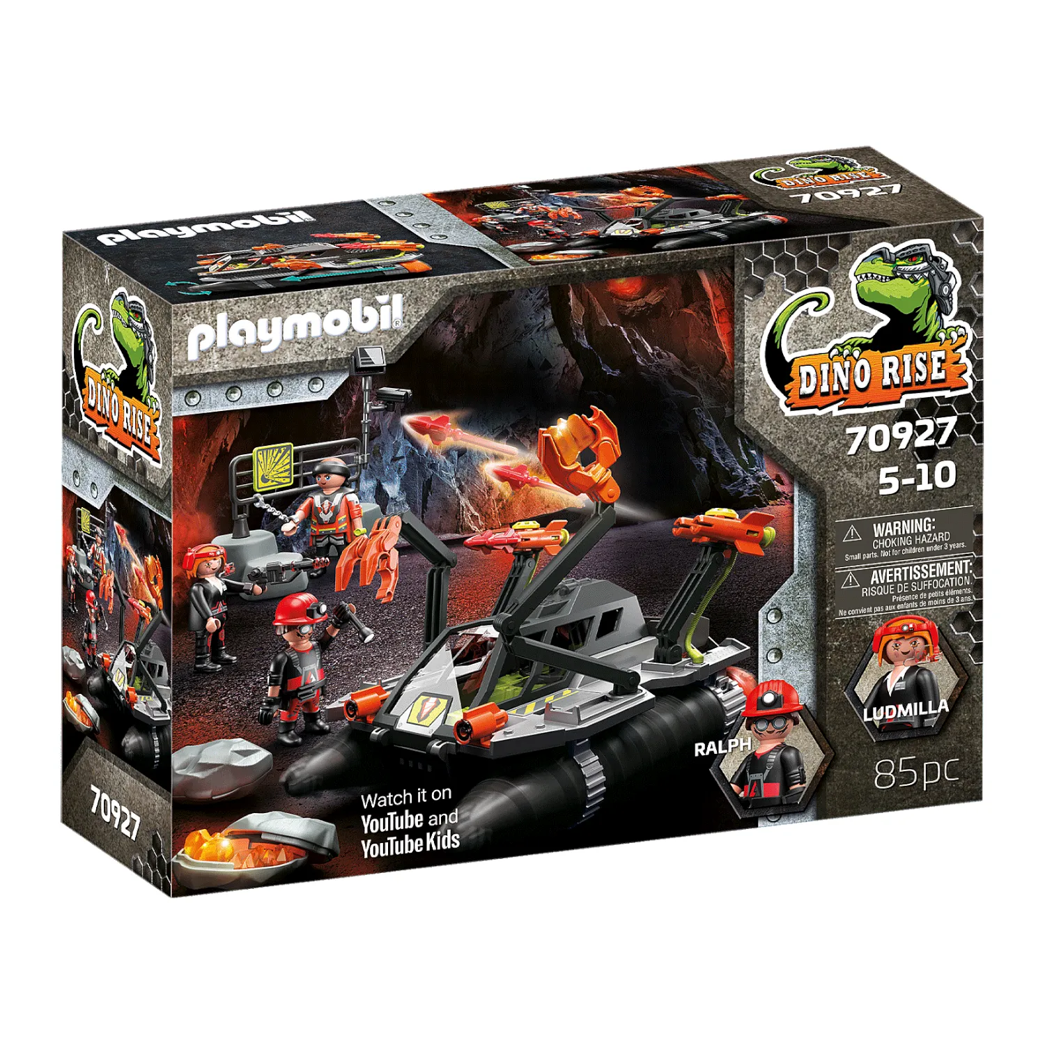 Playmobil - 70927 | Dino Rise: Comet Corp. Demolition Drill